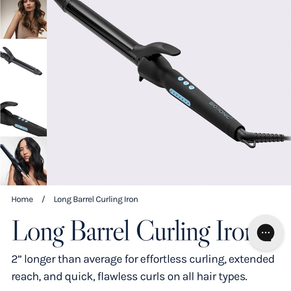Bio Ionic 1" Pro Curling Iron - Black - Picture 6 of 6